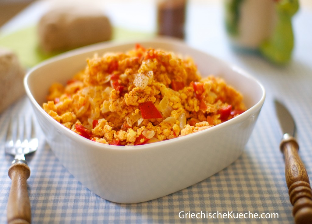 Griechische Rühreier (Strapatsada) – Griechische Küche Griechische Rühreier (Strapatsada) – Griechische Küche