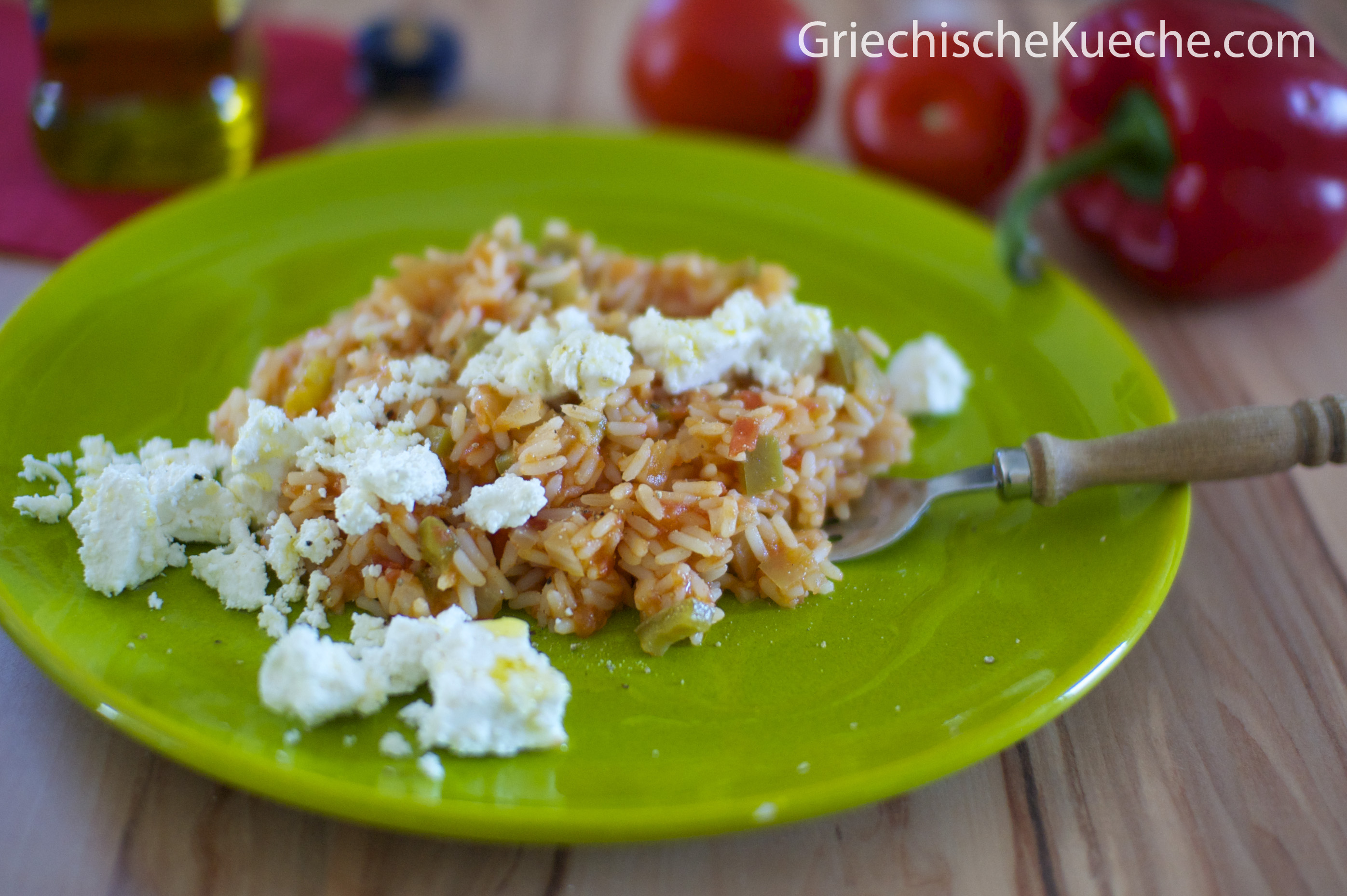 Tomatenreis (Domatoriso) – Griechische Küche