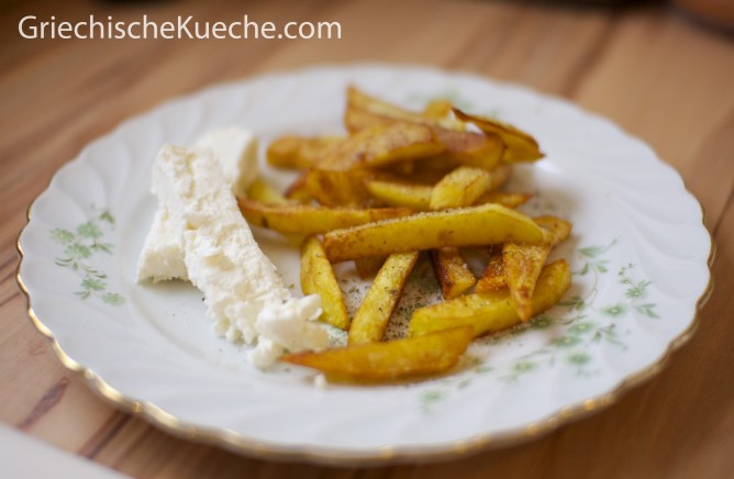 Die Griechischen Pommes (Patates Tiganites) – Griechische Küche